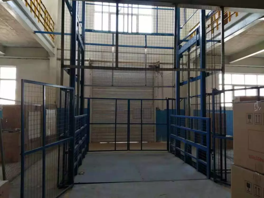 液压升降货梯溢流阀如何调节_载货电动升降货梯 导轨式升降机 厂房液压货梯