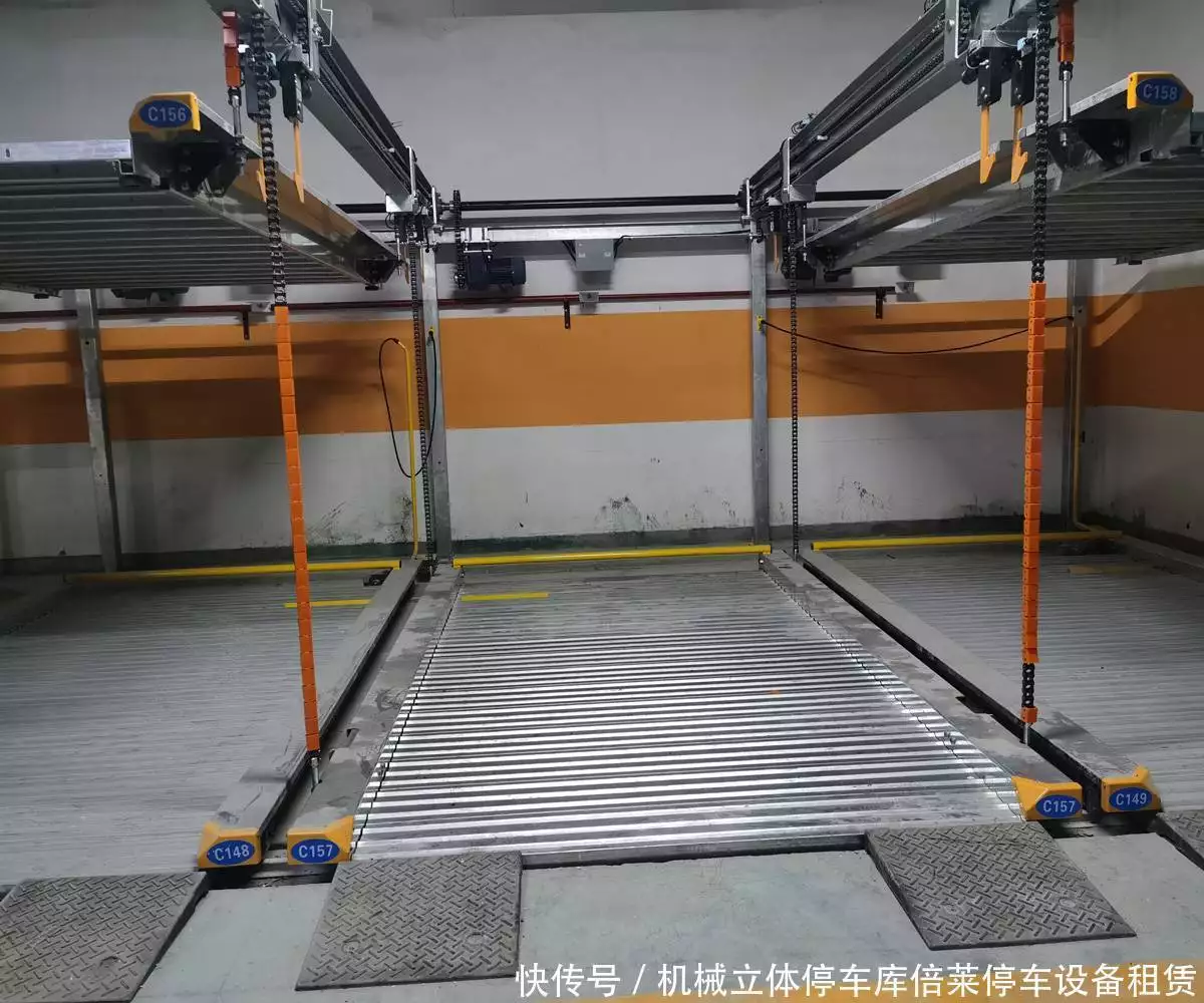 三层垂直升降停车库设备租赁_小型移动液压升降平台_单柱式垂直升降停车设备租赁